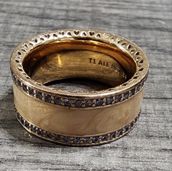 Pandora Rose Hearts of Pandora Statement Ring size 54 - Picture 3 of 5